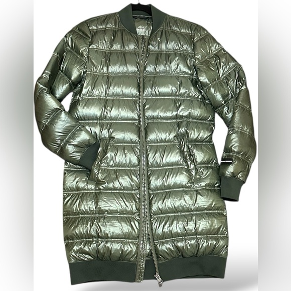 Dkny Jackets & Blazers - DKNY Sport Dark Green Quilted Puffer Premium Down Jacket